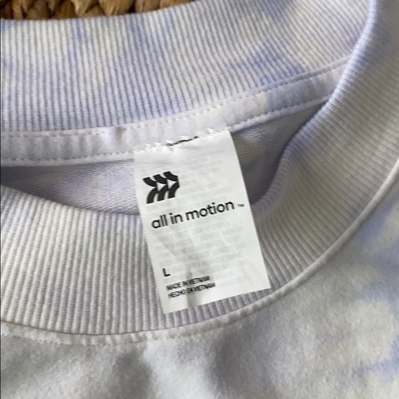 all in motion tie dye sweatshirt